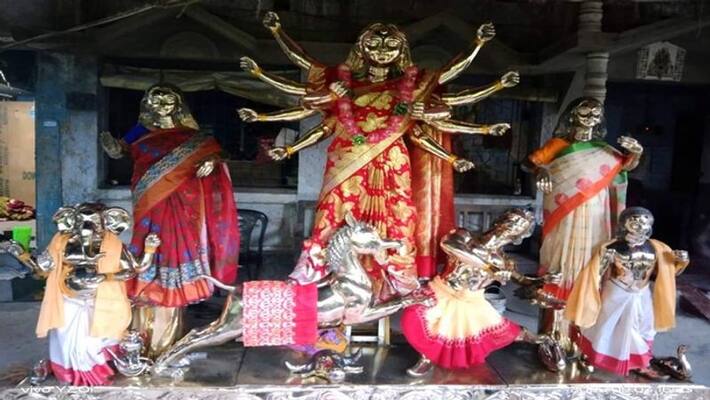 Shobhabazar Durga puja will be grand with one ton Durga idol Shobhabazar Durga puja will be grand with one ton Durga idol