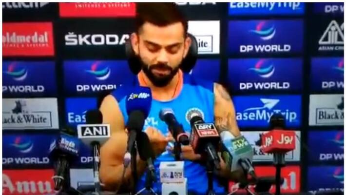 Only MS Dhoni Messaged Me When I Left Test Captaincy No One Else Says Virat Kohli kvn Only MS Dhoni Messaged Me When I Left Test Captaincy No One Else Says Virat Kohli kvn