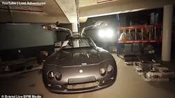 British classic cars in secret underground bunker 