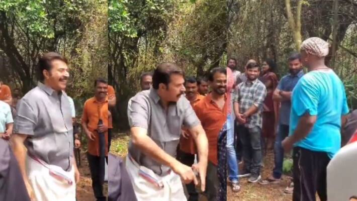 actor mammootty funny video in Christopher movie location actor mammootty funny video in Christopher movie location