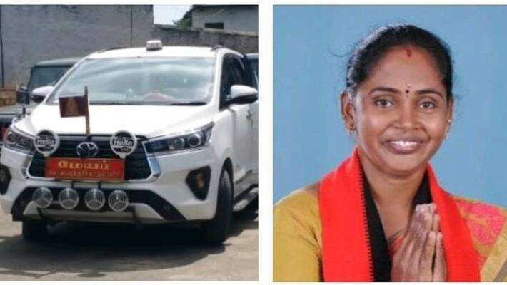 For more than a week the Coimbatore mayor has been traveling in a vehicle without a registration number that has caused controversy For more than a week the Coimbatore mayor has been traveling in a vehicle without a registration number that has caused controversy