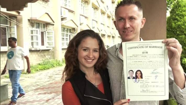 All is fair in love and war, Russian-born man, Ukrainian woman gave a message of peace by getting married kpa All is fair in love and war, Russian-born man, Ukrainian woman gave a message of peace by getting married kpa