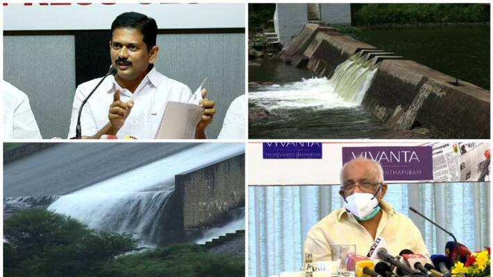 Taking excess water from Aliyar, Congress repeats protest Taking excess water from Aliyar, Congress repeats protest