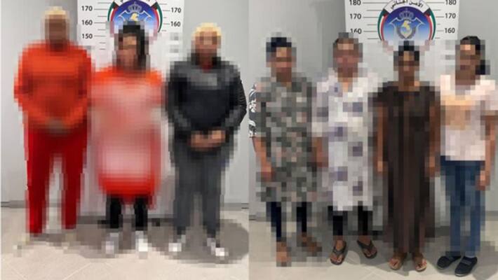 seven expatriate women arrested in Kuwait for indulging in prostitution seven expatriate women arrested in Kuwait for indulging in prostitution