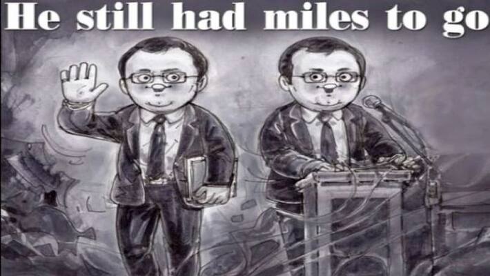 Dairy brand Amul paid a heartfelt tribute to Cyrus Mistry with a monochrome doodle apa Dairy brand Amul paid a heartfelt tribute to Cyrus Mistry with a monochrome doodle apa