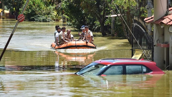 Bengaluru rains: CM Basavaraj Bommai blames 'maladministration' of previous Congress govts AJR Bengaluru rains: CM Basavaraj Bommai blames 'maladministration' of previous Congress govts AJR
