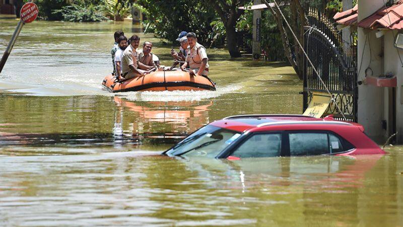 Bangalore floods: karnataka cm blames previous Cong. govts for their maladministration.