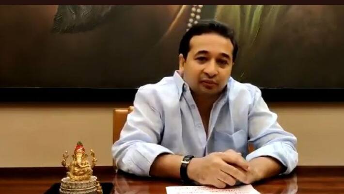maharashtra BJP ML A nitesh rane accident truck collides with car on mumbai pune expressway kpr maharashtra BJP ML A nitesh rane accident truck collides with car on mumbai pune expressway kpr
