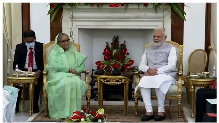 Sheikh Hasina and prime minister meeting Sheikh Hasina and prime minister meeting