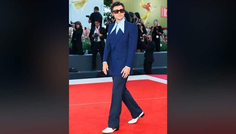 Hollywood Venice Film Festival Olivia Wilde Harry Styles stun in Gucci for Dont Worry Darling Premiere drb