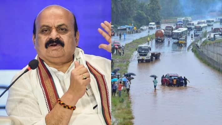 Bommai And BJP MLA Satish Ready talks On encroachment in bengaluru rbj Bommai And BJP MLA Satish Ready talks On encroachment in bengaluru rbj