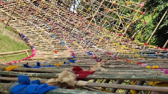 South Kolkata Durga Puja 2022 Puja Pandal Debdaru Fatak Preparation and theme puja news ABSC South Kolkata Durga Puja 2022 Puja Pandal Debdaru Fatak Preparation and theme puja news ABSC