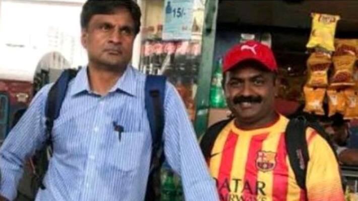 old picture of former cricketer Javagal Srinath waiting for a train has gone viral apa old picture of former cricketer Javagal Srinath waiting for a train has gone viral apa