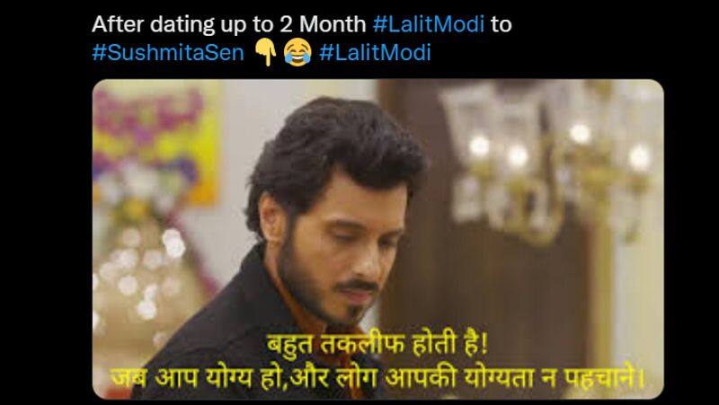 Lalit Modi and Sushmita Sen's break-up trigger meme fest online checkout the Best ones AKA