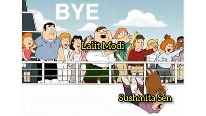 Lalit Modi and Sushmita Sen's break-up trigger meme fest online checkout the Best ones AKA