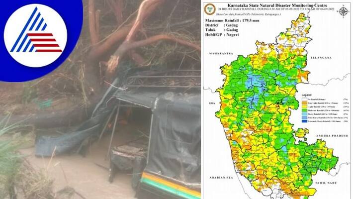 Gadag district Nagavi village witnessed the highest rainfall gow Gadag district Nagavi village witnessed the highest rainfall gow