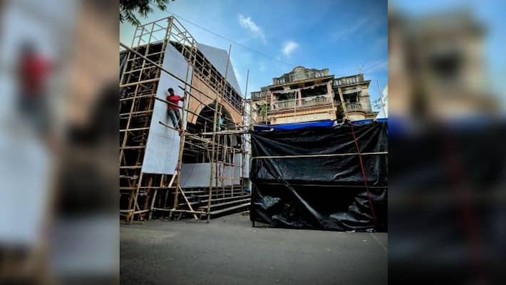 South Kolkata Durga Puja 2022 Puja Pandal 66 pally Preparation and theme puja news bpsb South Kolkata Durga Puja 2022 Puja Pandal 66 pally Preparation and theme puja news bpsb
