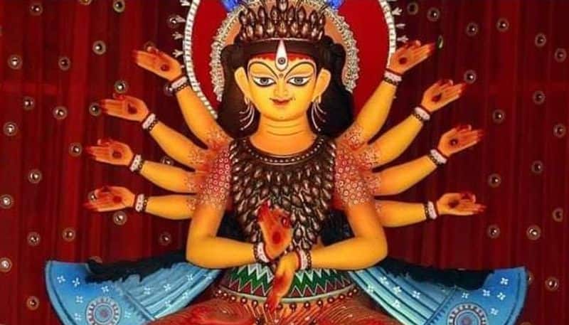 North Kolkata Durga Puja 2022 Puja Pandal Haritaki Bagan Preparation and theme puja news bsm 