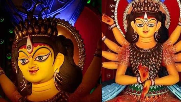 North Kolkata Durga Puja 2022 Puja Pandal Haritaki Bagan Preparation and theme puja news bsm North Kolkata Durga Puja 2022 Puja Pandal Haritaki Bagan Preparation and theme puja news bsm