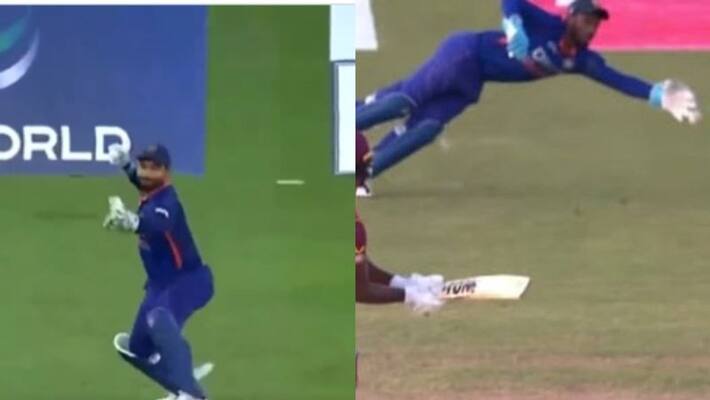 Asia Cup 2022 SL vs IND Fans criticize Rishabh Pant for poor wicket keeping and hails Sanju Samson with old video Asia Cup 2022 SL vs IND Fans criticize Rishabh Pant for poor wicket keeping and hails Sanju Samson with old video