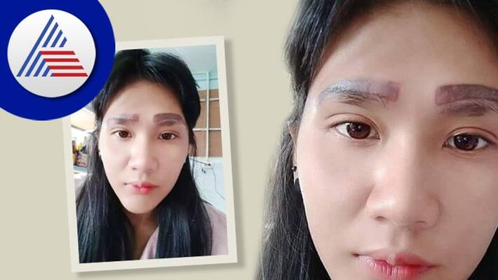 Woman Left With Four Huge Eyebrows After Botched Tattoo Job Vin Woman Left With Four Huge Eyebrows After Botched Tattoo Job Vin