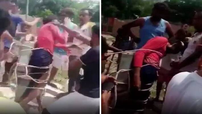 Hardoi Villagers brutally beat up youth for child theft ASP gave strict instructions after investigation Hardoi Villagers brutally beat up youth for child theft ASP gave strict instructions after investigation