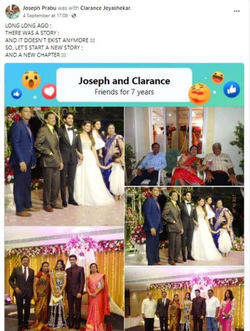 Samantha Ruth Prabhu father shares her and Naga Chaitanya wedding pics with a message drb