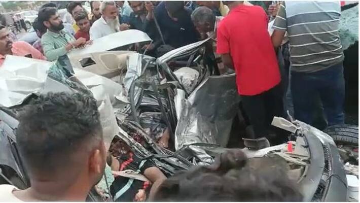sirohi news brutal road accident happen in rajasthan police investigating case founding dead persons identity asc sirohi news brutal road accident happen in rajasthan police investigating case founding dead persons identity asc