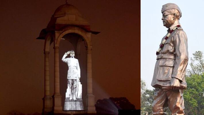 Prime Minister narendra modi to unveil 28 feet statue of Netaji Subhas Chandra Bose today Prime Minister narendra modi to unveil 28 feet statue of Netaji Subhas Chandra Bose today