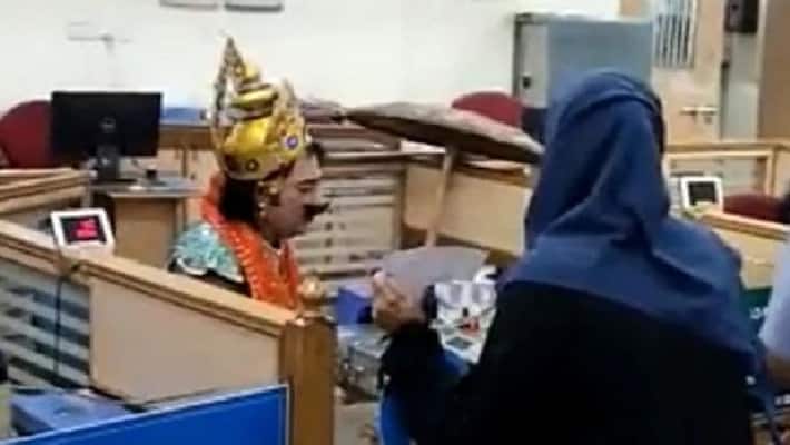 sbi employees mahabali video goes viral sbi employees mahabali video goes viral