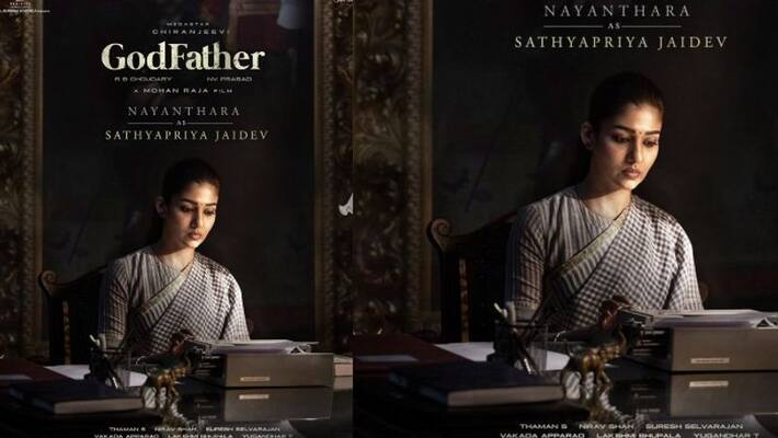 Nayanthara Special Poster Released from god father movie Nayanthara Special Poster Released from god father movie
