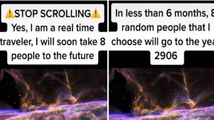 time traveler claims take people to future time traveler claims take people to future