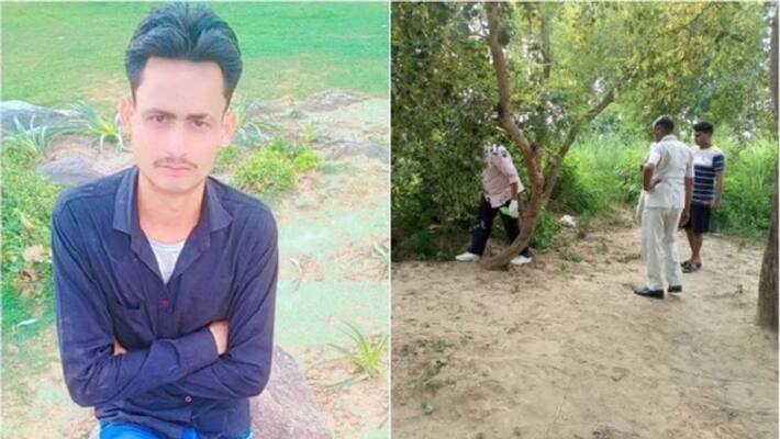 Dead body of a young man found under a tree in Mainpuri belt giving a big sign which tied around his neck Dead body of a young man found under a tree in Mainpuri belt giving a big sign which tied around his neck