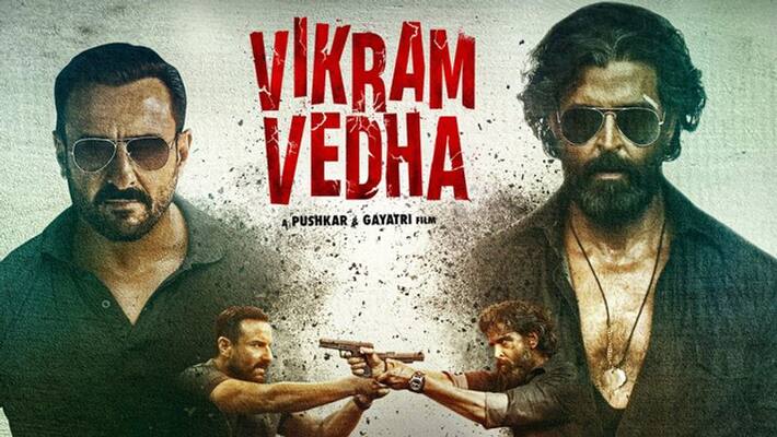 Vikram Vedha Trailer Release: Fans goes gaga for Hrithik Roshan and Saif Ali khan starrer Vikram Vedha AKA Vikram Vedha Trailer Release: Fans goes gaga for Hrithik Roshan and Saif Ali khan starrer Vikram Vedha AKA