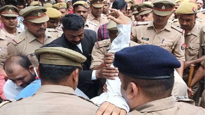 Ghosi MP Atul Rai fainted outside the court in Varanasi know what is the whole matter Ghosi MP Atul Rai fainted outside the court in Varanasi know what is the whole matter