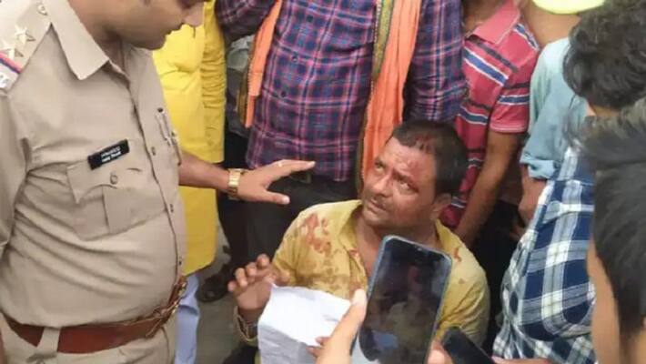 Lakhimpur Kheri Home guard assaulted BJP leader who went to hospital to take medicine serious allegations against hospital administration Lakhimpur Kheri Home guard assaulted BJP leader who went to hospital to take medicine serious allegations against hospital administration