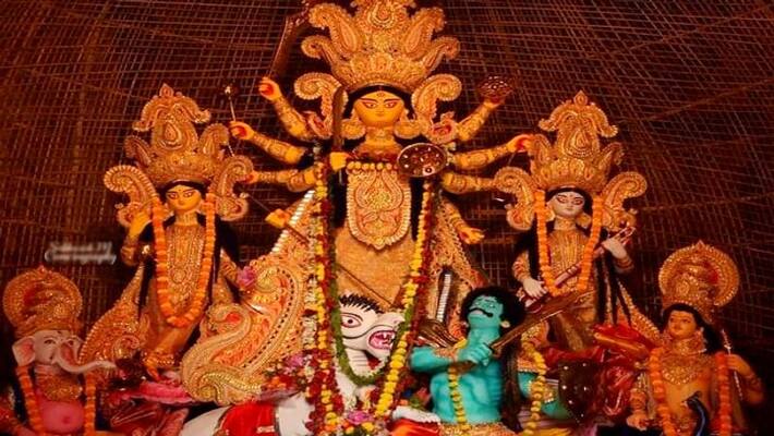 North Kolkata Durga Puja 2022 Hatkhola Gonshai Bagan Pandal Preparation and theme puja news ANBSS North Kolkata Durga Puja 2022 Hatkhola Gonshai Bagan Pandal Preparation and theme puja news ANBSS