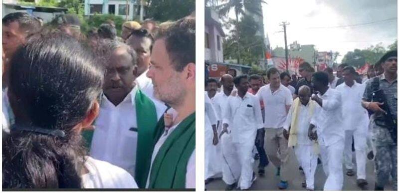 Rahul Gandhi travels to Thuckalay  on Day 3 of India Unity Walk