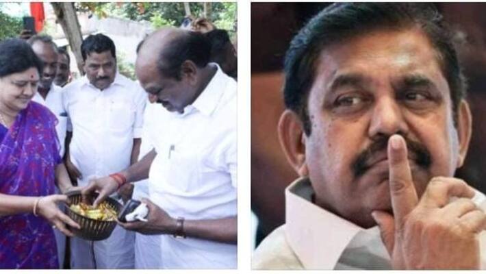 OPS supporter vaithilingam met Sasikala in Thanjavur and created a stir OPS supporter vaithilingam met Sasikala in Thanjavur and created a stir