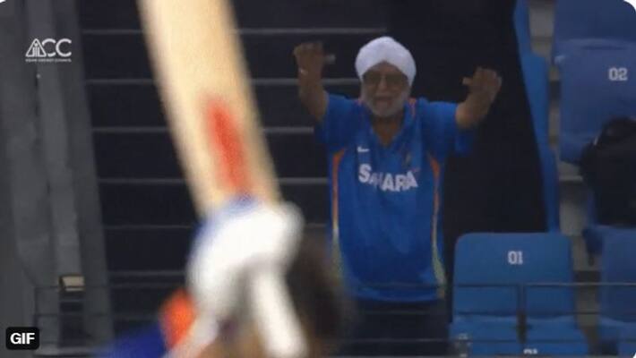 Asia Cup 2022 Watch Elder fan celebrate Virat Kohli 71st international century Asia Cup 2022 Watch Elder fan celebrate Virat Kohli 71st international century