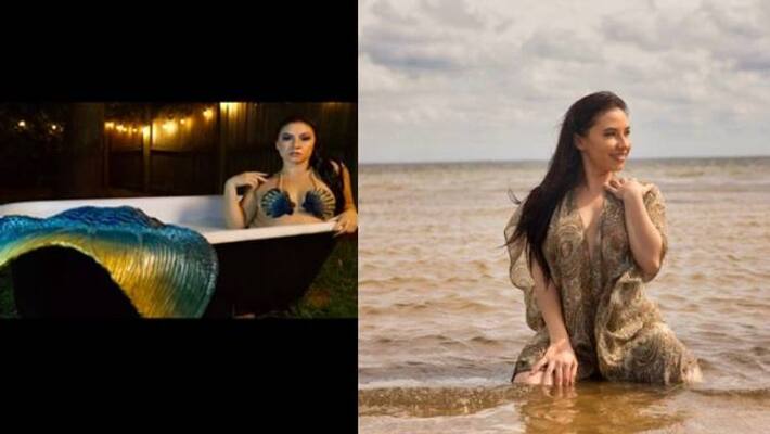 mermaid woman earns six lakh per month mermaid woman earns six lakh per month