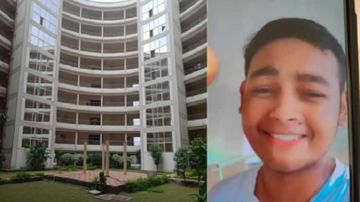 Jhansi son of cell tax commissioner jumped from 8th floor writing sorry on ground teenager was alone in house with sisters Jhansi son of cell tax commissioner jumped from 8th floor writing sorry on ground teenager was alone in house with sisters