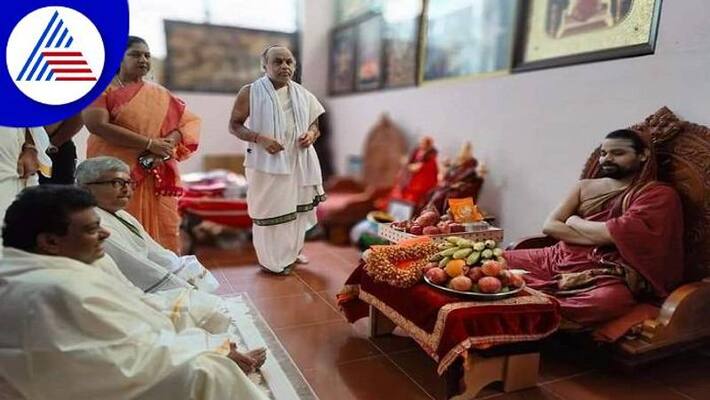 Congress Leader MB Patil Temple Run in Chikkamagaluru grg Congress Leader MB Patil Temple Run in Chikkamagaluru grg