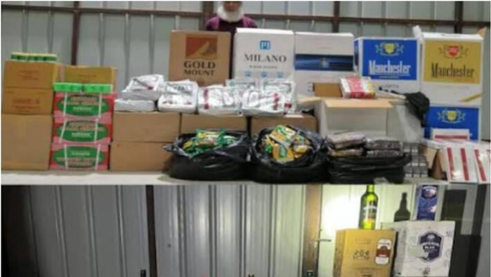cigarettes tobacco products and alcohol seized in oman cigarettes tobacco products and alcohol seized in oman
