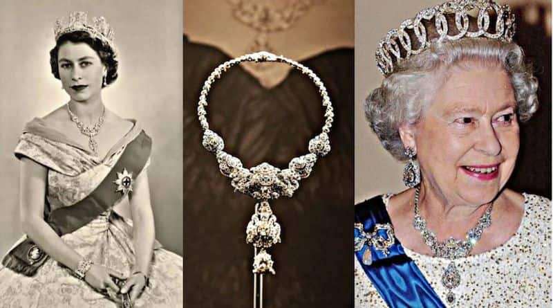 Nizam of Hyderabad gave Queen Elizabeth II a necklace with 300 diamonds as a wedding gift.