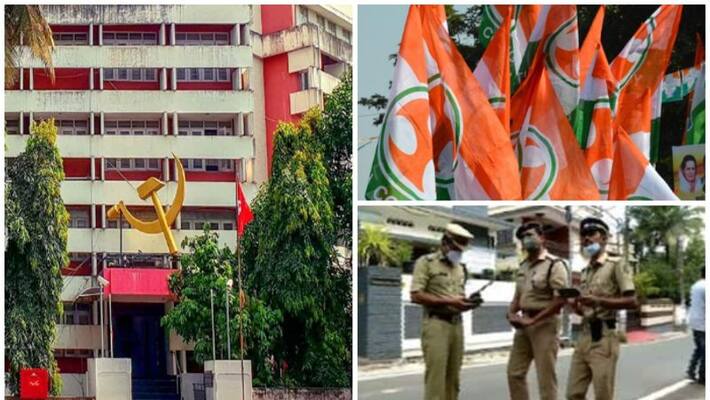 cpm akg centre attack enquiry leading to youth congress workers says crime branch kerala cpm akg centre attack enquiry leading to youth congress workers says crime branch kerala