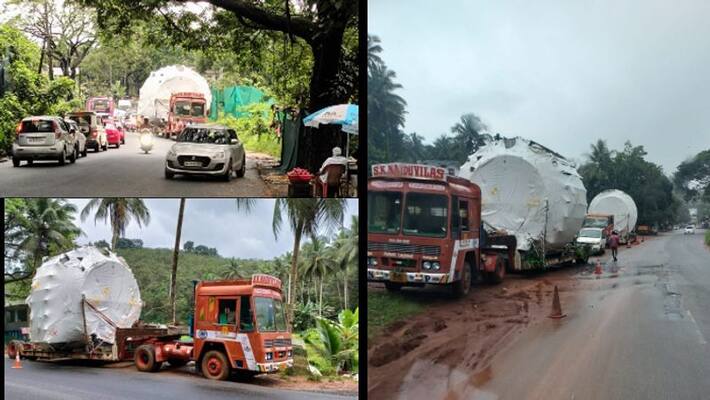 heavy missionary loaded trailer truck denied permission in thamarassery churam heavy missionary loaded trailer truck denied permission in thamarassery churam