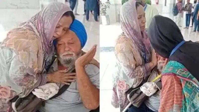 Indian Sikh man separated at the India Pak partition meets his Muslim sister 