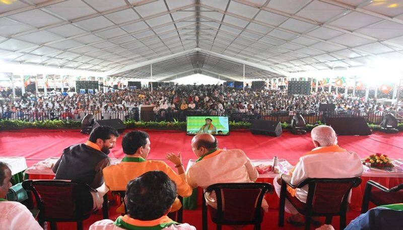 How Is Karnataka BJP First Janaspandana Rally In Doddaballapur explainer rbj