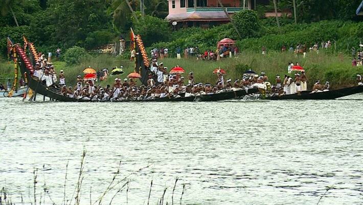 Aranmula Uthrattathi boat race today Aranmula Uthrattathi boat race today